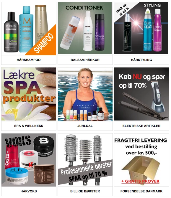 Gavekort på kr. 500 til Hair4all.dk